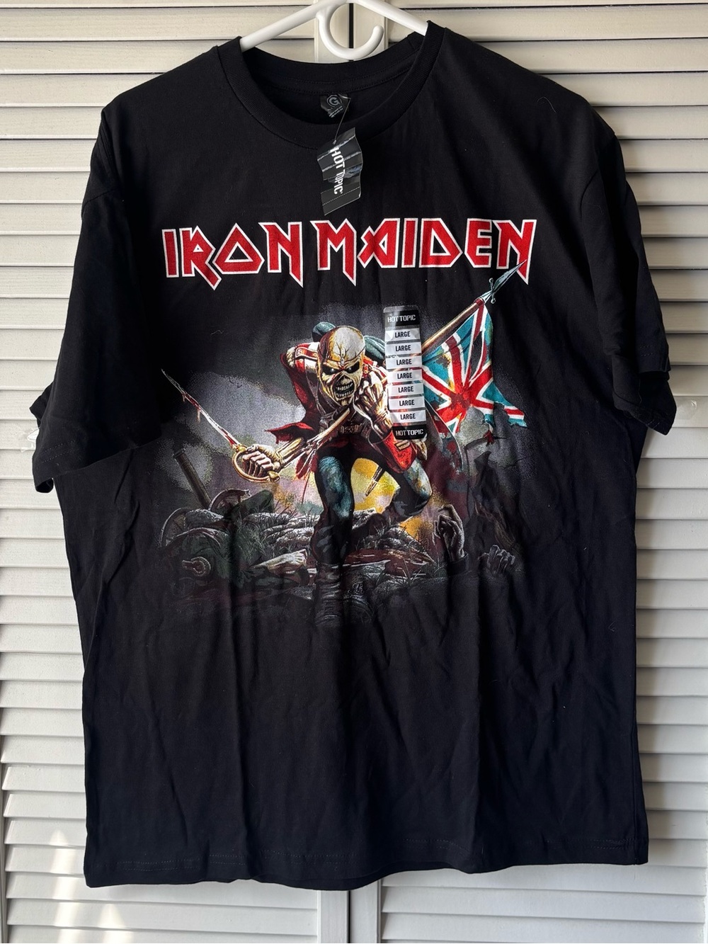 Iron Maiden Hot Topic Graphic Band Tee - Black NWT